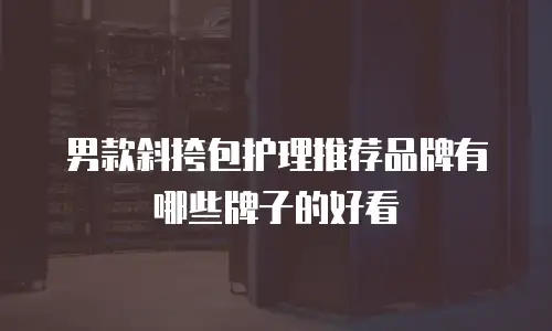 男款斜挎包护理推荐品牌有哪些牌子的好看