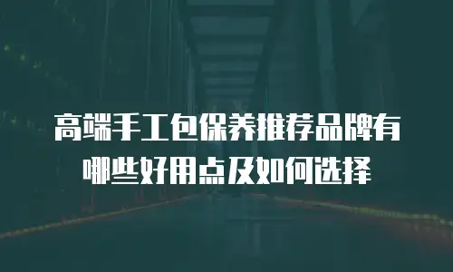 高端手工包保养推荐品牌有哪些好用点及如何选择