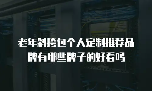 老年斜挎包个人定制推荐品牌有哪些牌子的好看吗