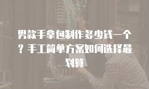 男款手拿包制作多少钱一个？手工简单方案如何选择最划算