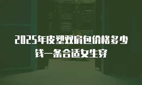 2025年皮塑双肩包价格多少钱一条合适女生穿