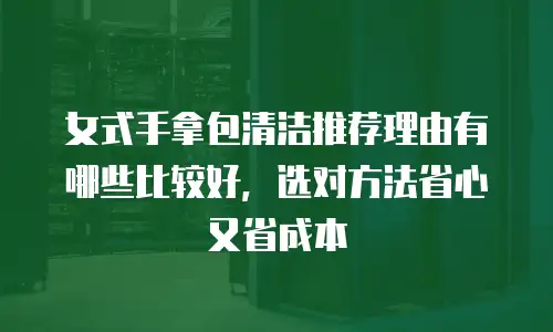 女式手拿包清洁推荐理由有哪些比较好，选对方法省心又省成本