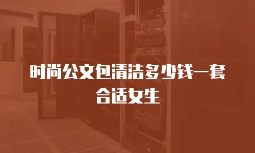 时尚公文包清洁多少钱一套合适女生