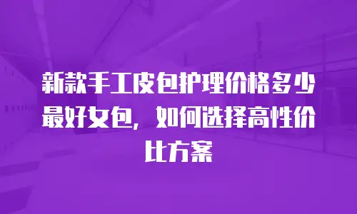 新款手工皮包护理价格多少最好女包，如何选择高性价比方案