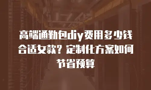 高端通勤包diy费用多少钱合适女款？定制化方案如何节省预算