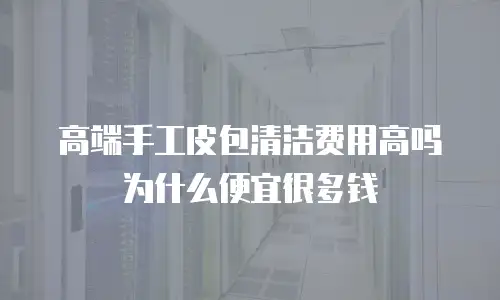 高端手工皮包清洁费用高吗为什么便宜很多钱