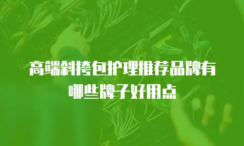 高端斜挎包护理推荐品牌有哪些牌子好用点