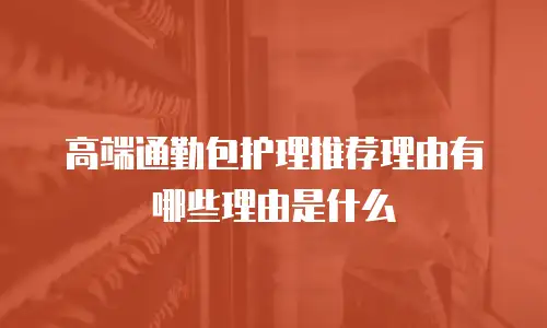 高端通勤包护理推荐理由有哪些理由是什么