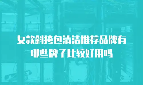 女款斜挎包清洁推荐品牌有哪些牌子比较好用吗