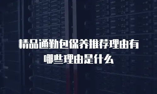 精品通勤包保养推荐理由有哪些理由是什么