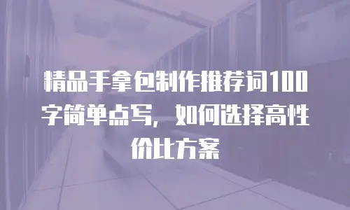精品手拿包制作推荐词100字简单点写，如何选择高性价比方案