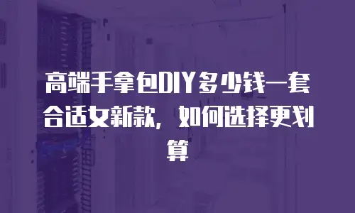 高端手拿包DIY多少钱一套合适女新款，如何选择更划算