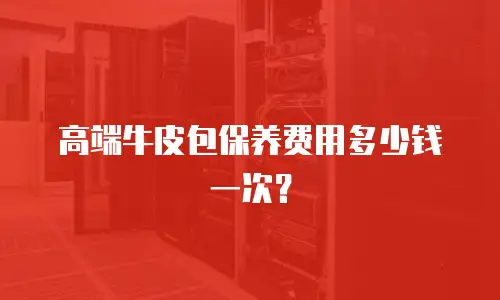 高端牛皮包保养费用多少钱一次？