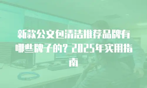 新款公文包清洁推荐品牌有哪些牌子的？2025年实用指南