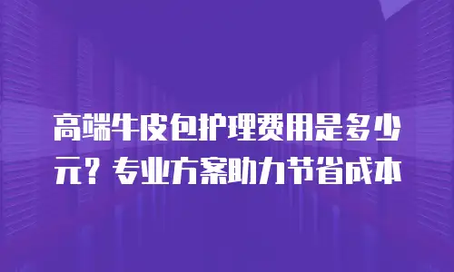 高端牛皮包护理费用是多少元？专业方案助力节省成本