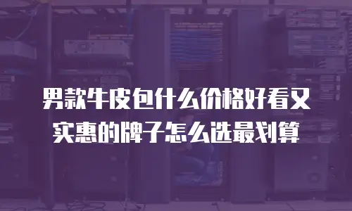 男款牛皮包什么价格好看又实惠的牌子怎么选最划算