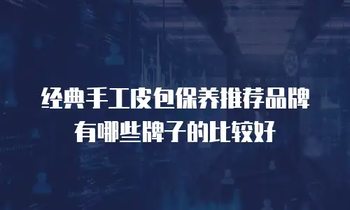 经典手工皮包保养推荐品牌有哪些牌子的比较好