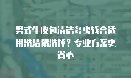 男式牛皮包清洁多少钱合适用洗洁精洗掉？专业方案更省心