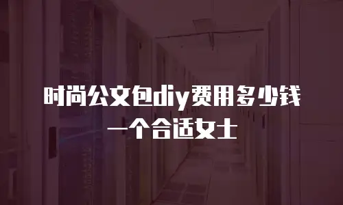 时尚公文包diy费用多少钱一个合适女士