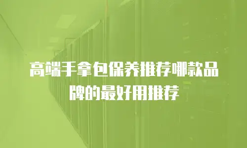 高端手拿包保养推荐哪款品牌的最好用推荐