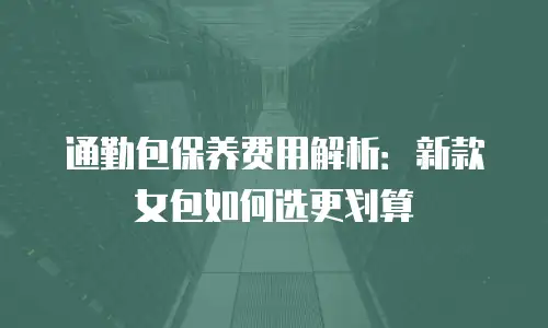 通勤包保养费用解析：新款女包如何选更划算
