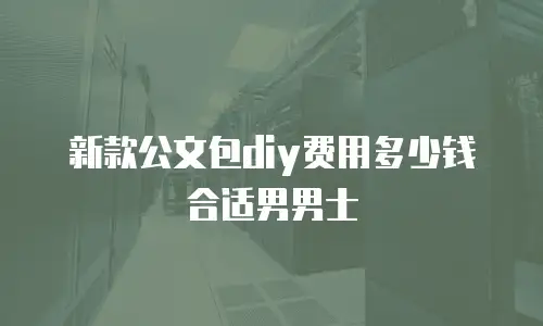 新款公文包diy费用多少钱合适男男士