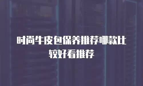 时尚牛皮包保养推荐哪款比较好看推荐