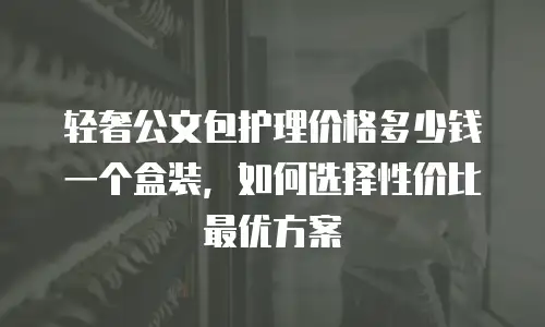 轻奢公文包护理价格多少钱一个盒装，如何选择性价比最优方案