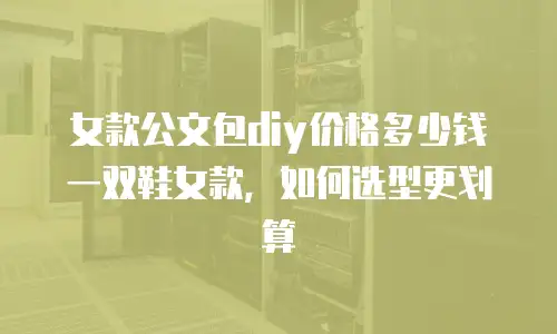 女款公文包diy价格多少钱一双鞋女款，如何选型更划算