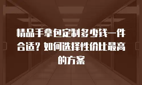 精品手拿包定制多少钱一件合适？如何选择性价比最高的方案