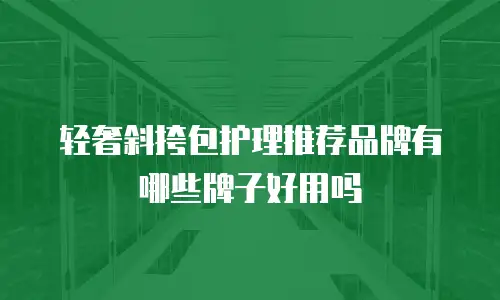 轻奢斜挎包护理推荐品牌有哪些牌子好用吗