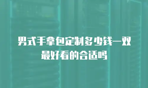 男式手拿包定制多少钱一双最好看的合适吗