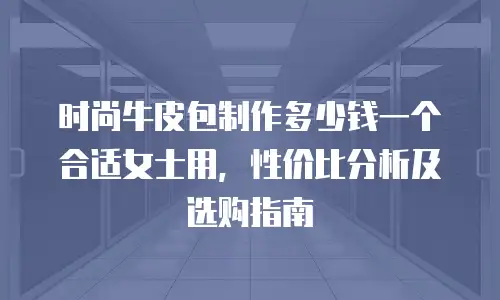 时尚牛皮包制作多少钱一个合适女士用，性价比分析及选购指南