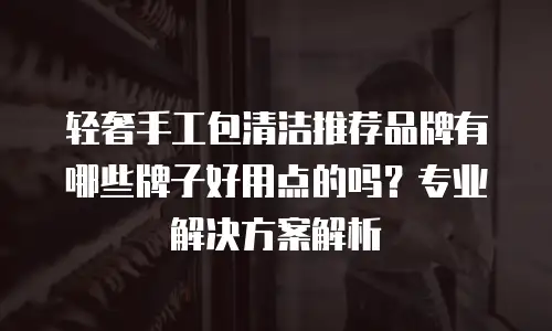 轻奢手工包清洁推荐品牌有哪些牌子好用点的吗？专业解决方案解析