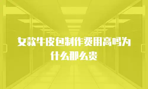 女款牛皮包制作费用高吗为什么那么贵