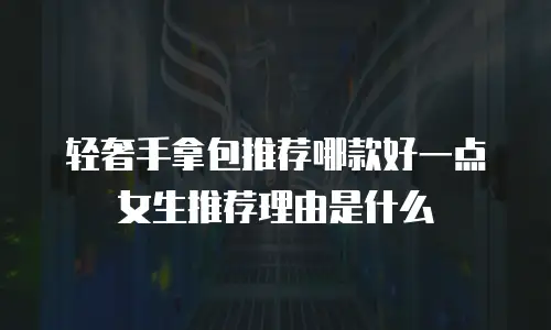 轻奢手拿包推荐哪款好一点女生推荐理由是什么