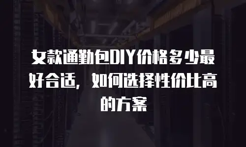 女款通勤包DIY价格多少最好合适，如何选择性价比高的方案