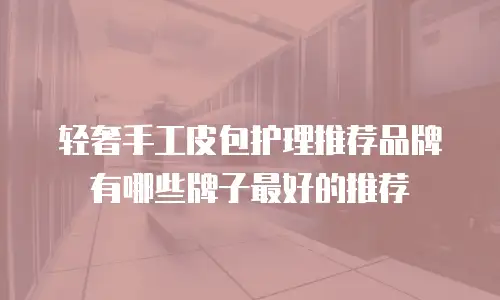 轻奢手工皮包护理推荐品牌有哪些牌子最好的推荐