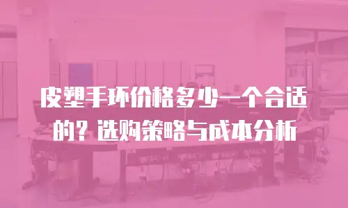 皮塑手环价格多少一个合适的？选购策略与成本分析