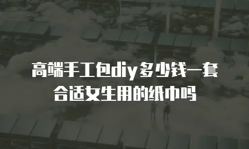 高端手工包diy多少钱一套合适女生用的纸巾吗