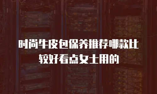 时尚牛皮包保养推荐哪款比较好看点女士用的