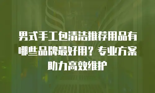 男式手工包清洁推荐用品有哪些品牌最好用？专业方案助力高效维护