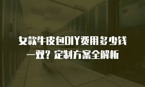 女款牛皮包DIY费用多少钱一双？定制方案全解析