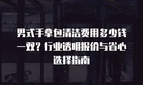 男式手拿包清洁费用多少钱一双？行业透明报价与省心选择指南