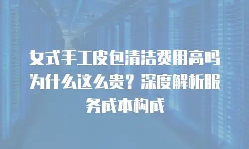 女式手工皮包清洁费用高吗为什么这么贵？深度解析服务成本构成