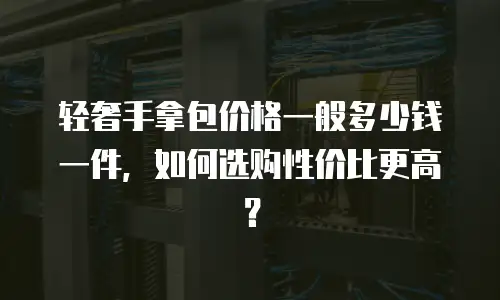 轻奢手拿包价格一般多少钱一件，如何选购性价比更高？
