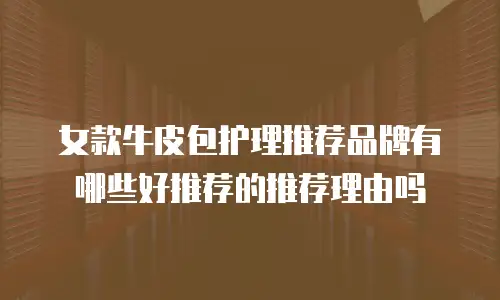 女款牛皮包护理推荐品牌有哪些好推荐的推荐理由吗