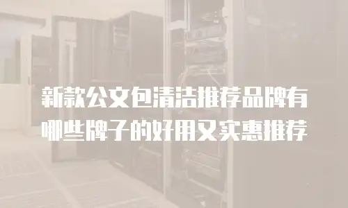 新款公文包清洁推荐品牌有哪些牌子的好用又实惠推荐