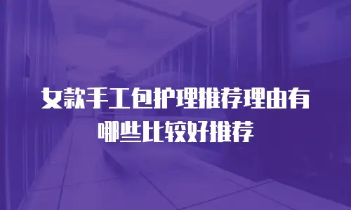 女款手工包护理推荐理由有哪些比较好推荐