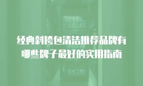 经典斜挎包清洁推荐品牌有哪些牌子最好的实用指南